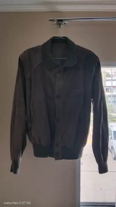 Chaqueta de gamuza Giorgio Armani para hombre - miniatura 1