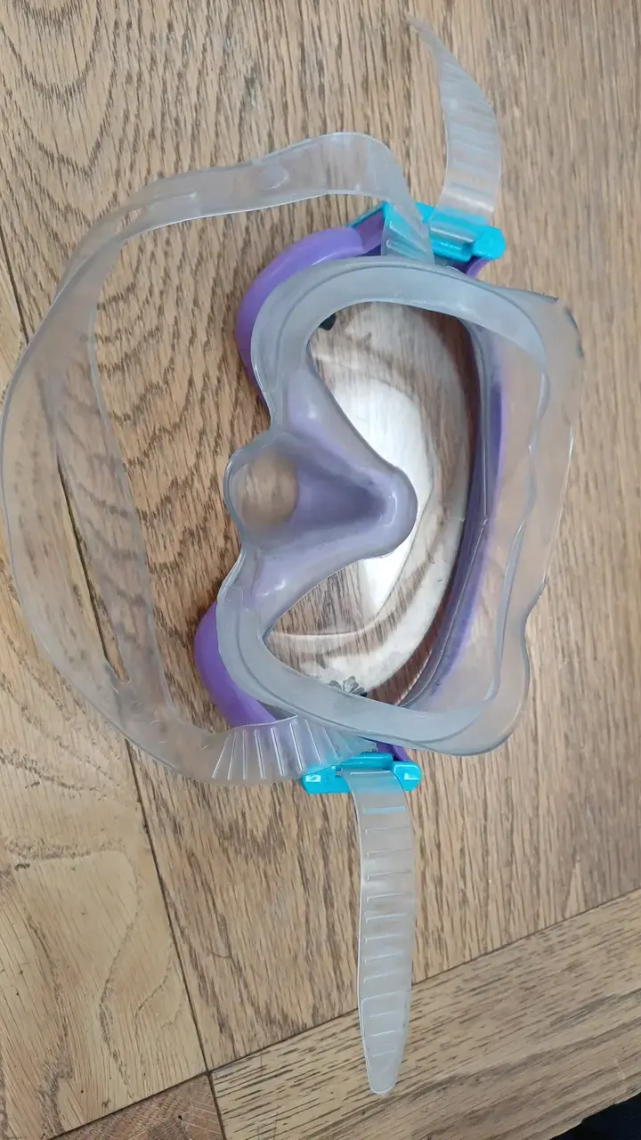 Máscara de buceo infantil Disney morada