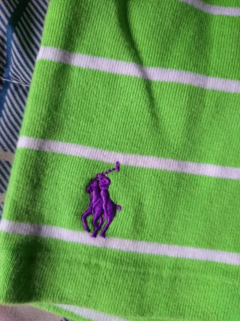 Polera Verde a Rayas Polo Ralph Lauren mujer - 3