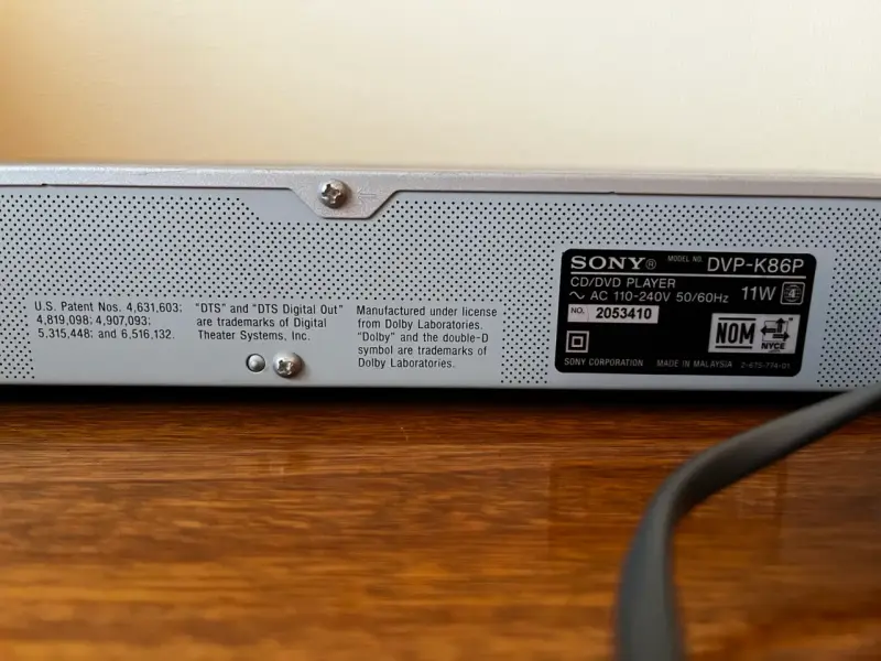 Reproductor de DVD Karaoke Sony DVP-K68P - 3