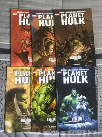 Lote cómics Planet Hulk Marvel - miniatura 1