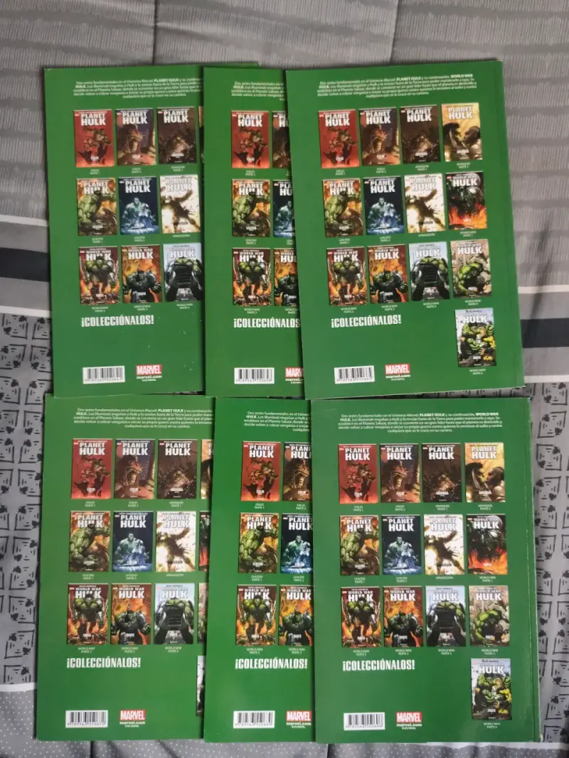 Lote cómics Planet Hulk Marvel - 2