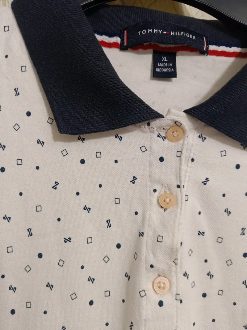 Polera Polo Blanca Tommy Hilfiger Estampada - 2