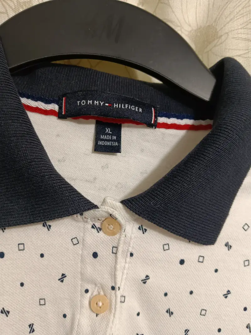 Polera Polo Blanca Tommy Hilfiger Estampada - 4