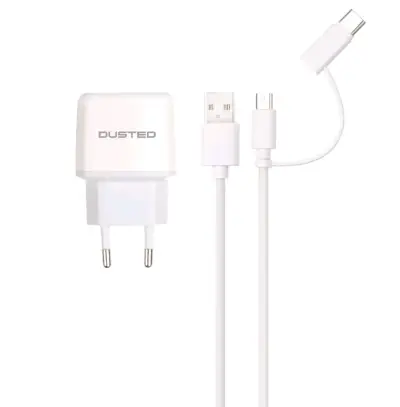 Cargador de Pared USB Dual Dusted con Cable - miniatura 1