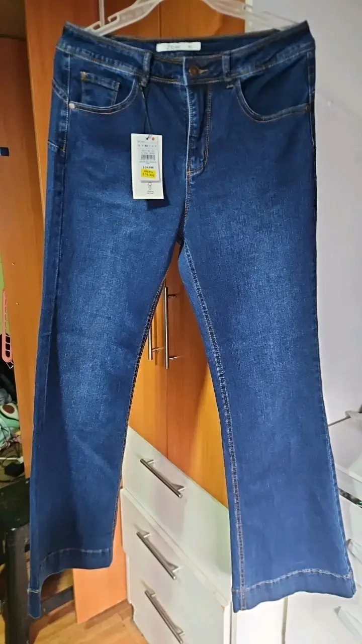 Jeans azul para mujer Zibel talla 40 - 1
