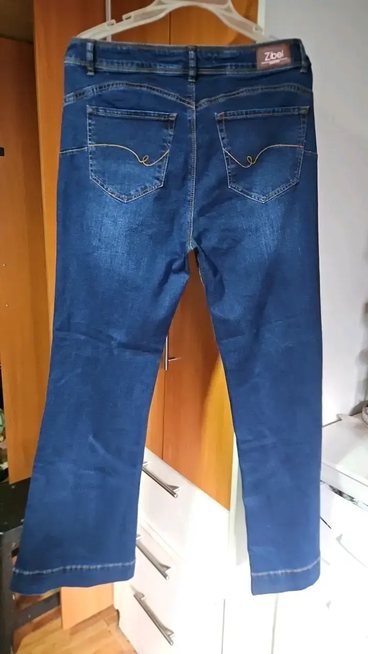 Jeans azul para mujer Zibel talla 40 - 4