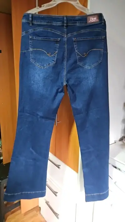 Jeans azul para mujer Zibel talla 40 - miniatura 4