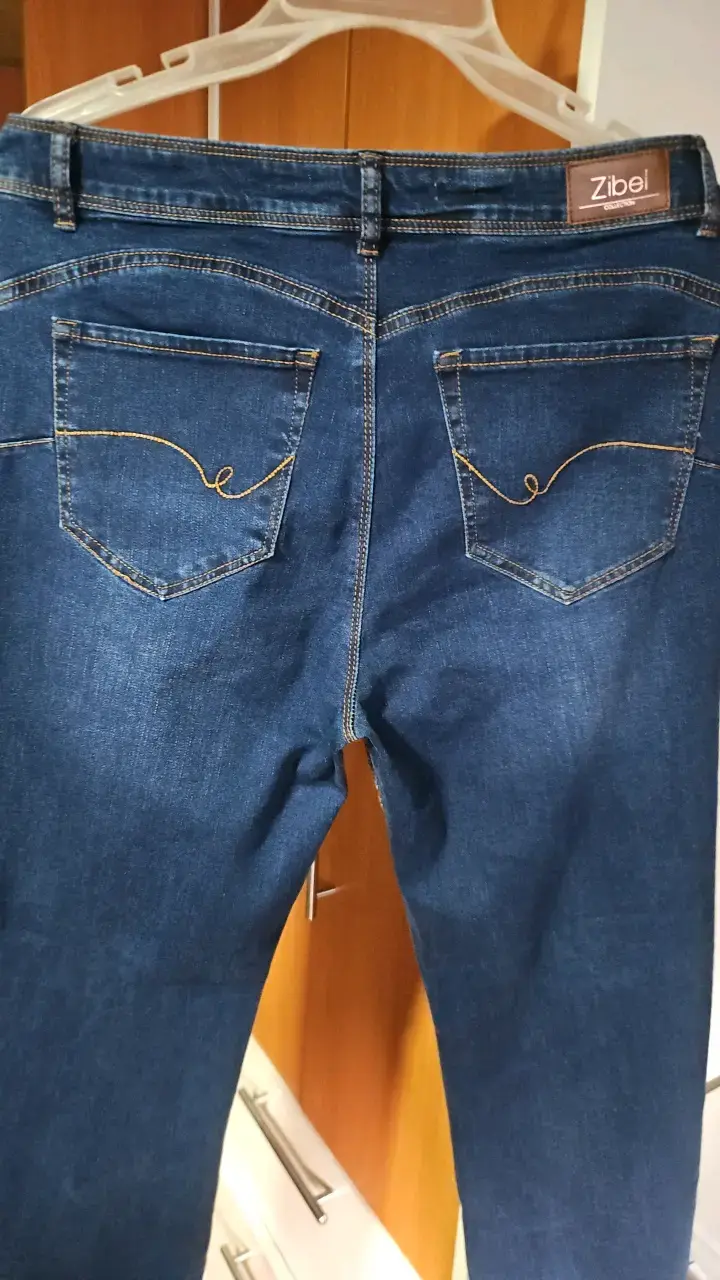 Jeans azul para mujer Zibel talla 40 - 5