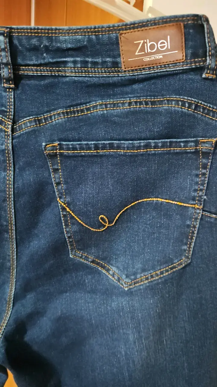 Jeans azul para mujer Zibel talla 40 - 6