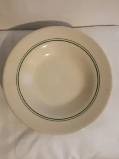 Plato de cerámica con borde verde Lozapenco - miniatura 6
