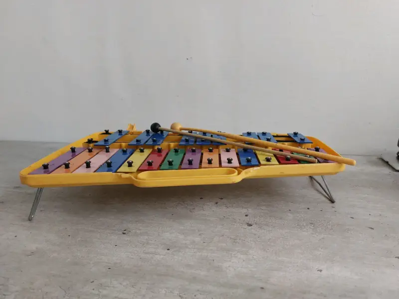 Xilófono Glockenspiel de Colores con Baquetas - 2