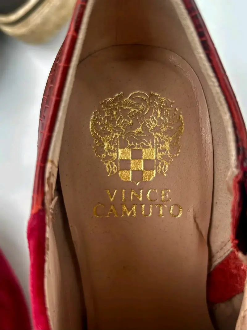 Botines de tacón rojos Vince Camuto - 2