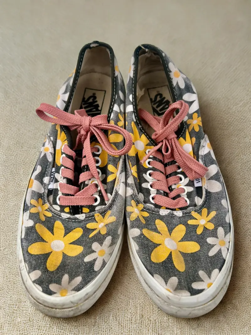 Zapatillas Vans Old Skool Checkerboard Negras - 2