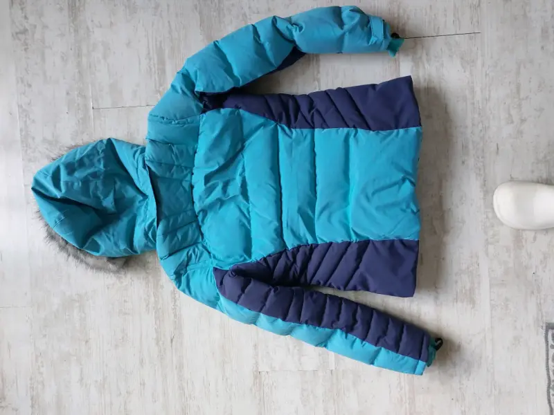 Parka de ski Salomon azul con capucha - 2