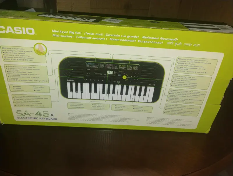 Teclado Electrónico Casio SA-46 con 32 Teclas Mini - 2
