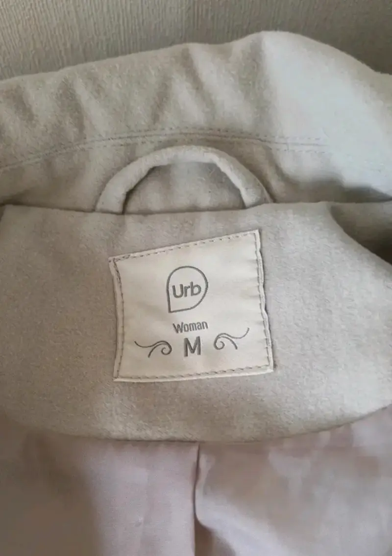 Abrigo beige para mujer Urb talla M - 3