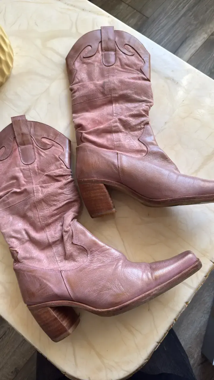 Botas vaqueras de cuero mujer - 2