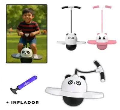 Juguete saltarín infantil con luces LED - miniatura 1