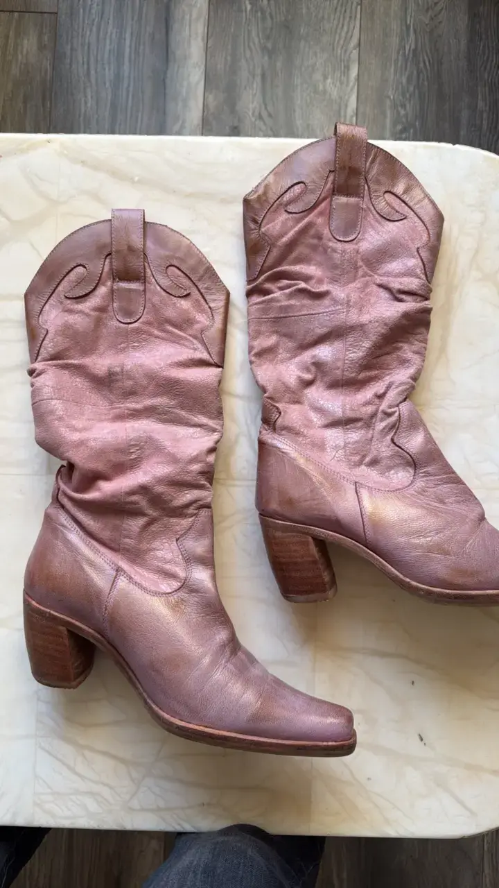 Botas vaqueras de cuero mujer - 6