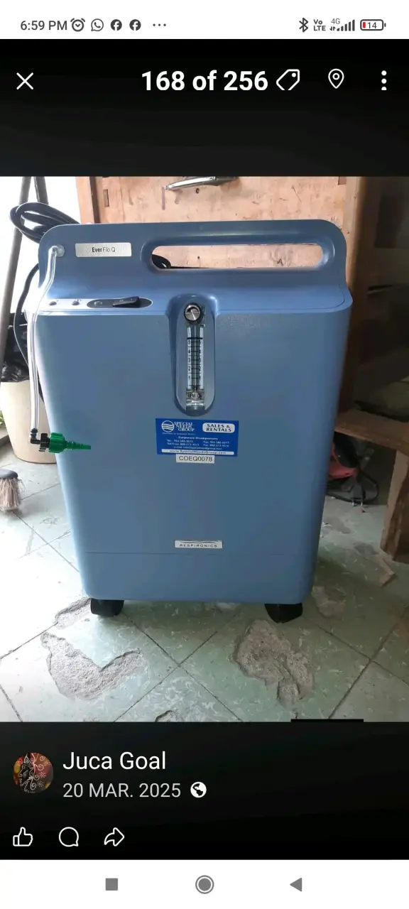 Concentrador de Oxígeno EverFlo Q Respironics