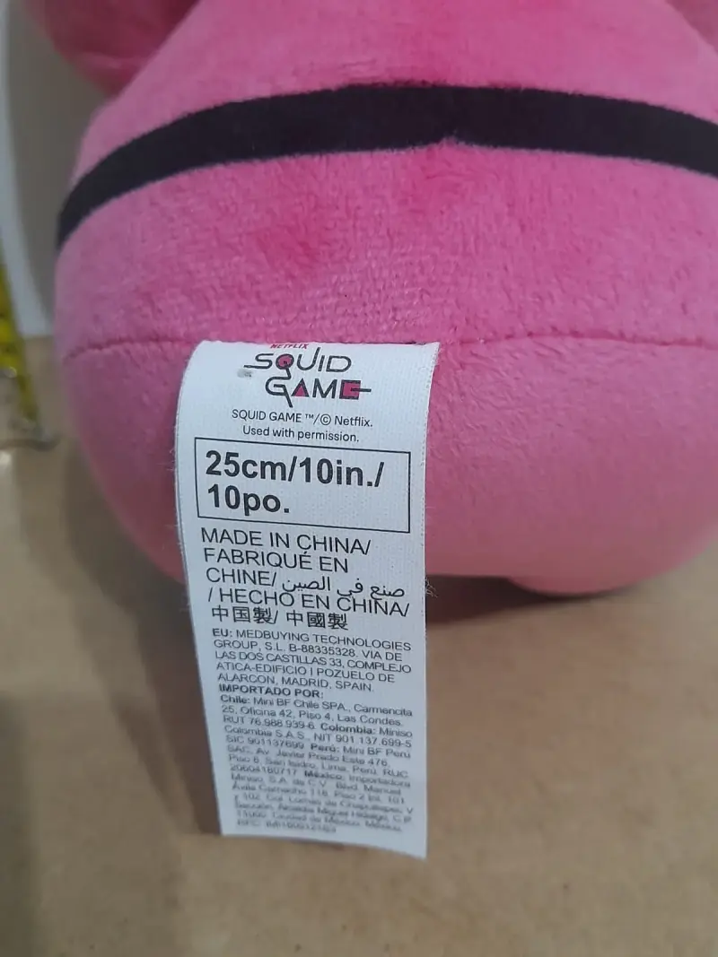 Peluche guardia Squid Game Miniso - 3