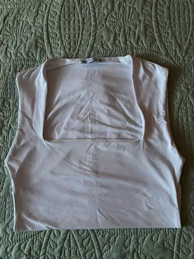 Body blanco Zara - miniatura 1