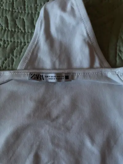 Body blanco Zara - miniatura 5