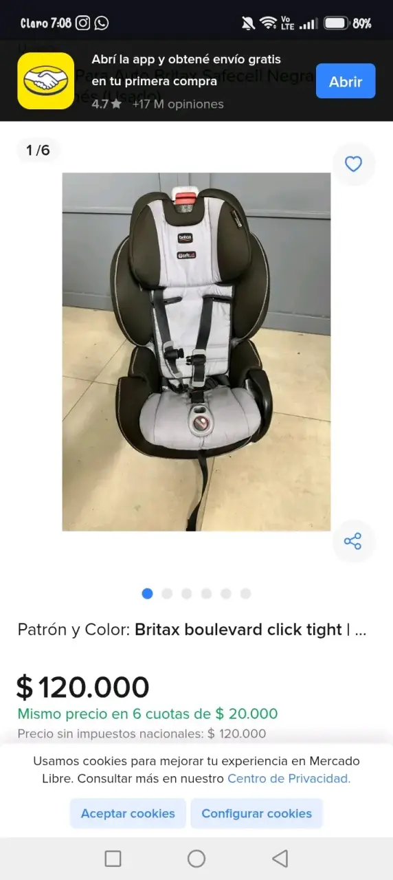 Silla de Auto Britax Boulevard ClickTight - 4