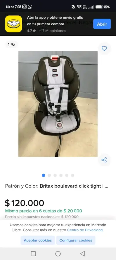 Silla de Auto Britax Boulevard ClickTight - miniatura 4