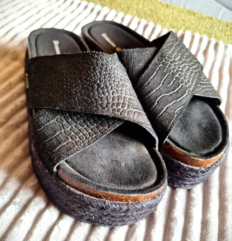 Sandalias negras Romano - 2