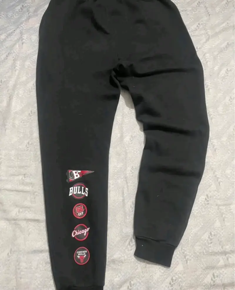 Pantalones deportivos NBA Chicago Bulls negros - 4