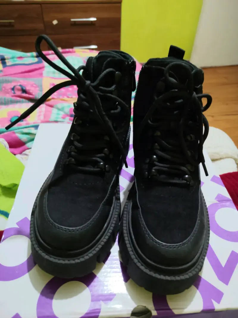 Botas negras de mujer azaleia con plataforma - 2