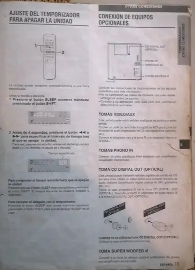 Manual de usuario Aiwa ZR 500 - miniatura 2