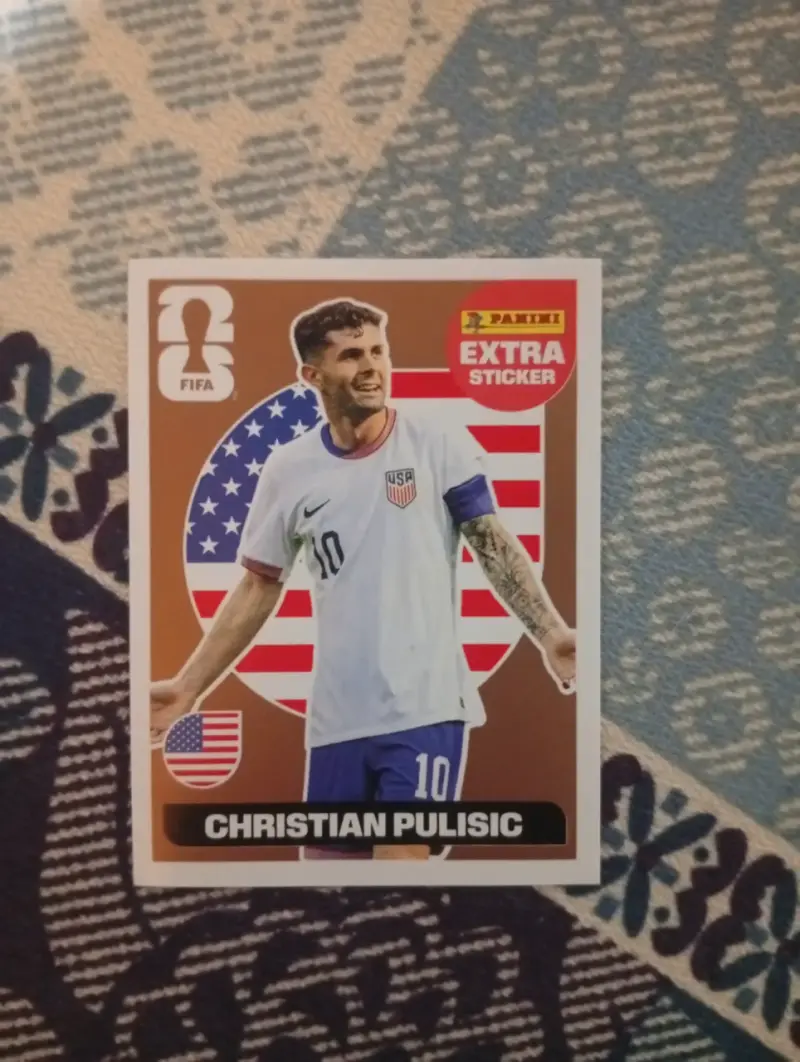 Lámina Extra Panini FIFA 2022 Christian Pulisic