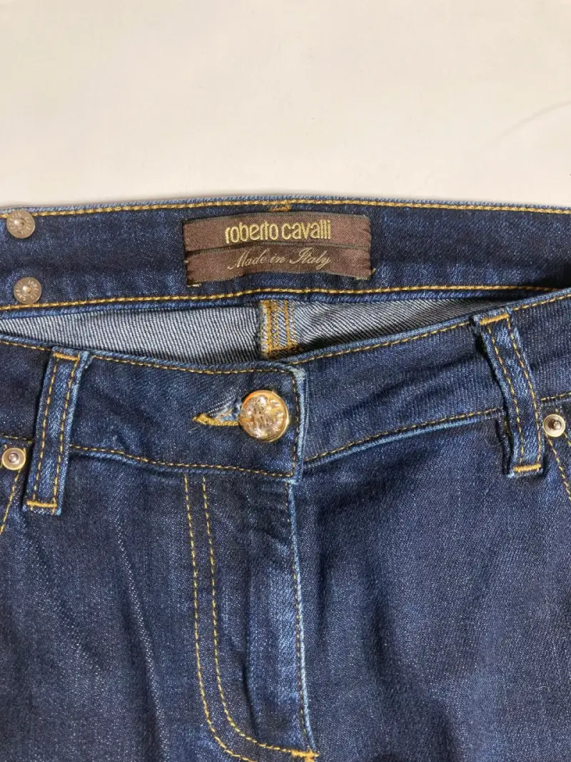 Jeans Roberto Cavalli color indigo talla S - 2