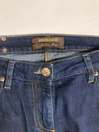 Jeans Roberto Cavalli color indigo talla S - miniatura 2