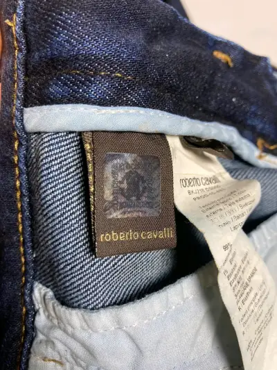 Jeans Roberto Cavalli color indigo talla S - miniatura 6