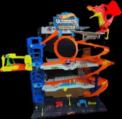 Pista de Autos Hot Wheels Ulmate Garage con  Dragó - miniatura 2