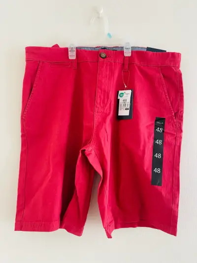 Bermudas rojas para hombre Rainforest talla 48 - miniatura 1