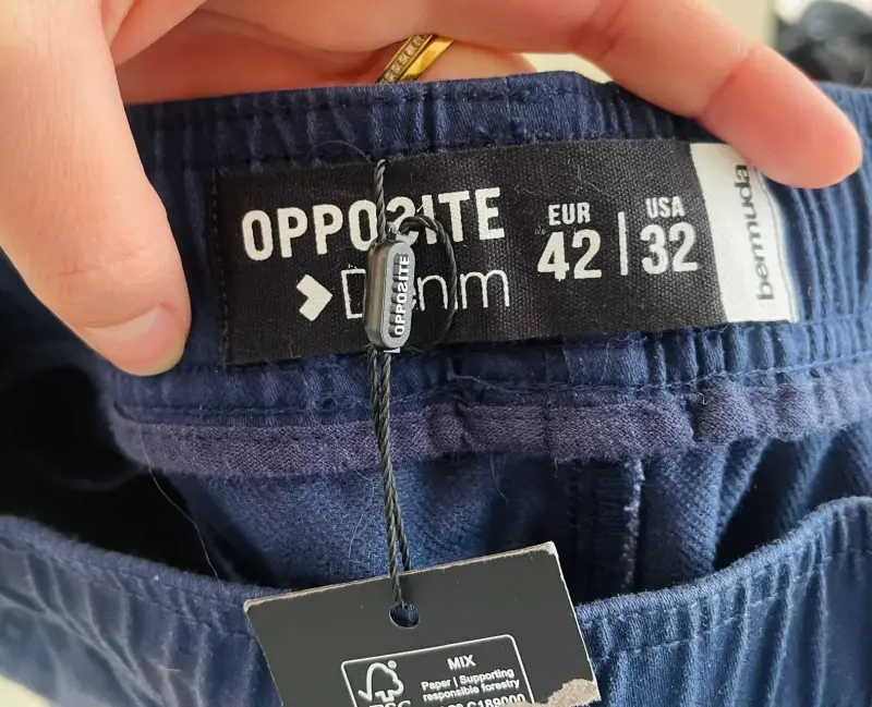 Bermuda azul denim Opposite talla 42 - 3
