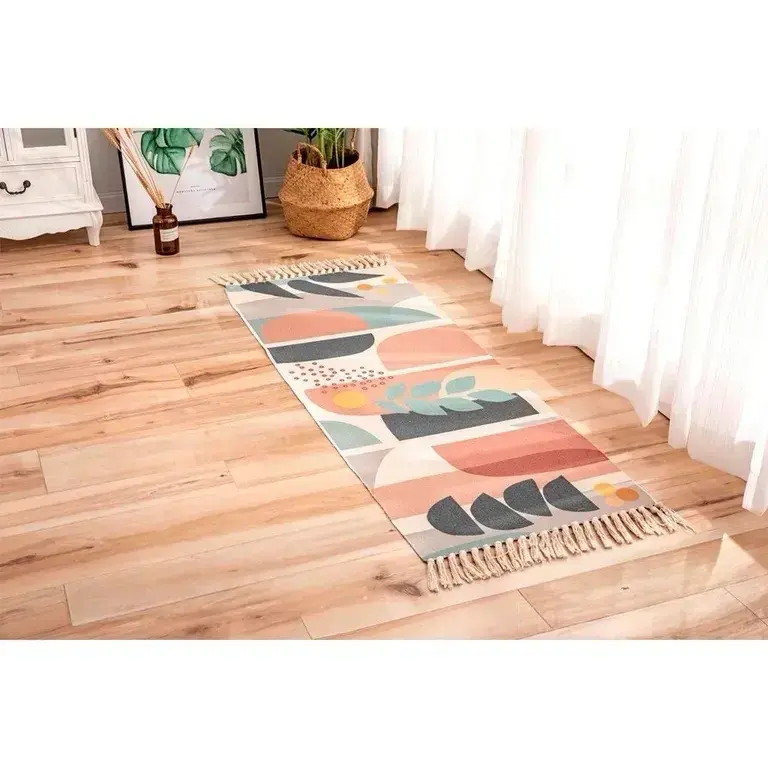 Alfombra decorativa de pasillo con diseño moderno - 4