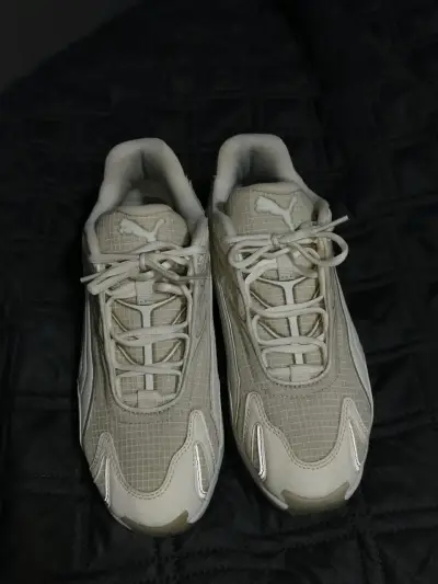 Zapatillas beige Puma para hombre - miniatura 4