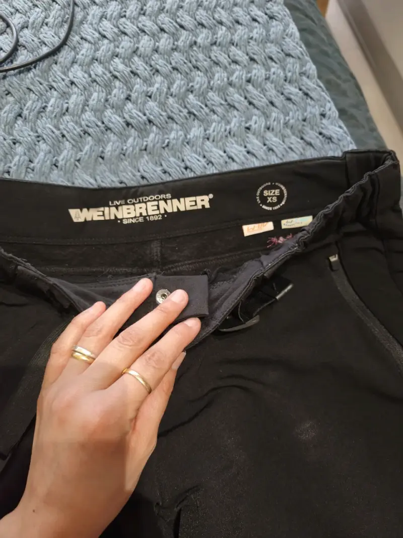 Pantalones outdoor negros Weinbrenner XS - 3