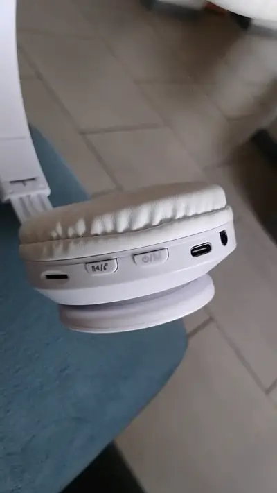 Auriculares Bluetooth Blancos con Micrófono - miniatura 4