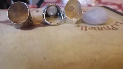 Anillos de plata con piedras - miniatura 3