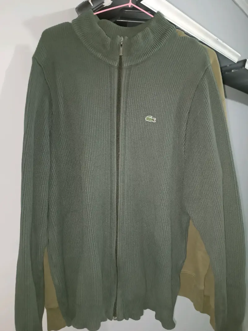 Chaqueta de punto verde Lacoste para hombre - 2