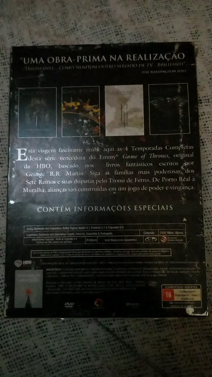 Box Set Game of Thrones Temporadas 1-4 - 2