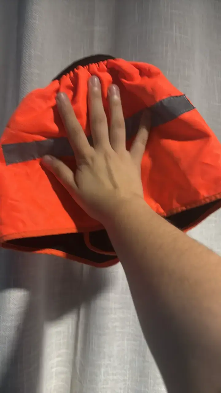 Chaleco reflectante para mascotas naranja - 4