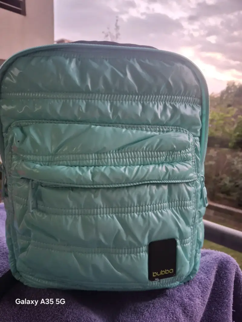 Mochila verde agua Bubba acolchada - 1
